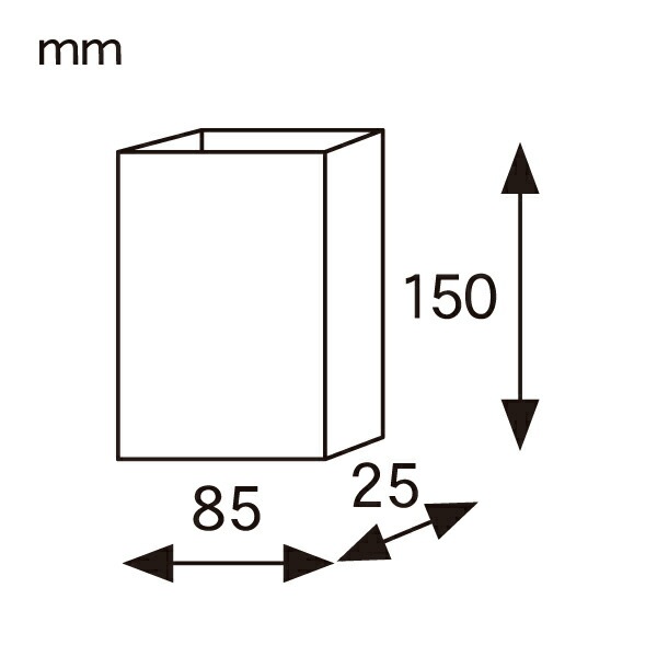 �ޥ��դ� ��åԥ��� ��85�ߥޥ�25��H150mm(̵��) 100���� æ���Ǻ��б� �ޥåȥ����� XFP015-100