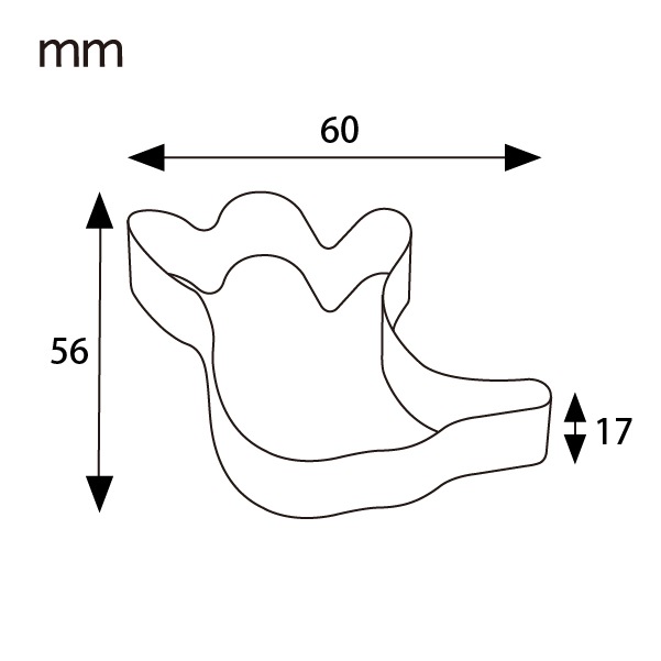 クッキー型 Fアソート 4種 各1個 (十字架・カボチャ・おばけ