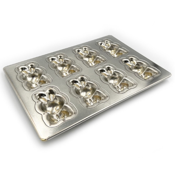 シルバー天板 うさピョン 8P シリコン付 1個入 松永製作所 KMP079-1