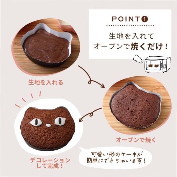 cotta ベーキングカップ ネコ | ベーキングカップ | お菓子