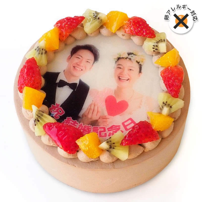 卵不使用生チョコクリームデコレーション 5号