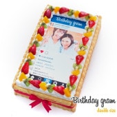 インスタグラム風ケーキ M