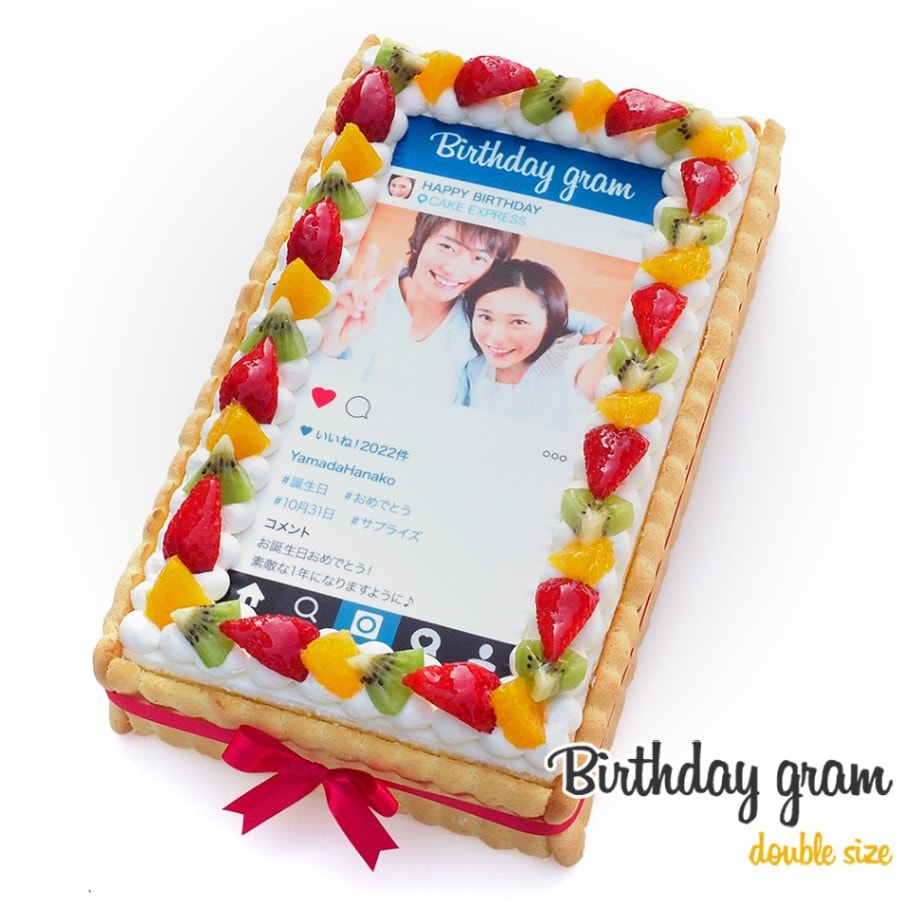 インスタグラム風ケーキ M