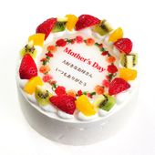 母の日ケーキ生クリーム 6号