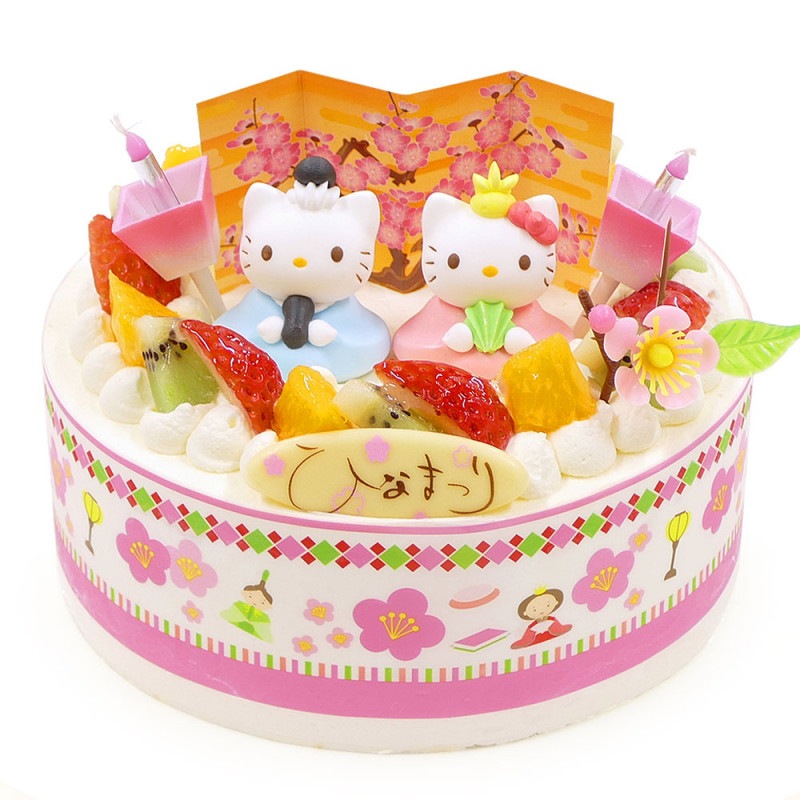 ひな祭りケーキハローキティ生クリーム 5号