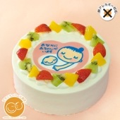 卵不使用マタニティケーキ 5号