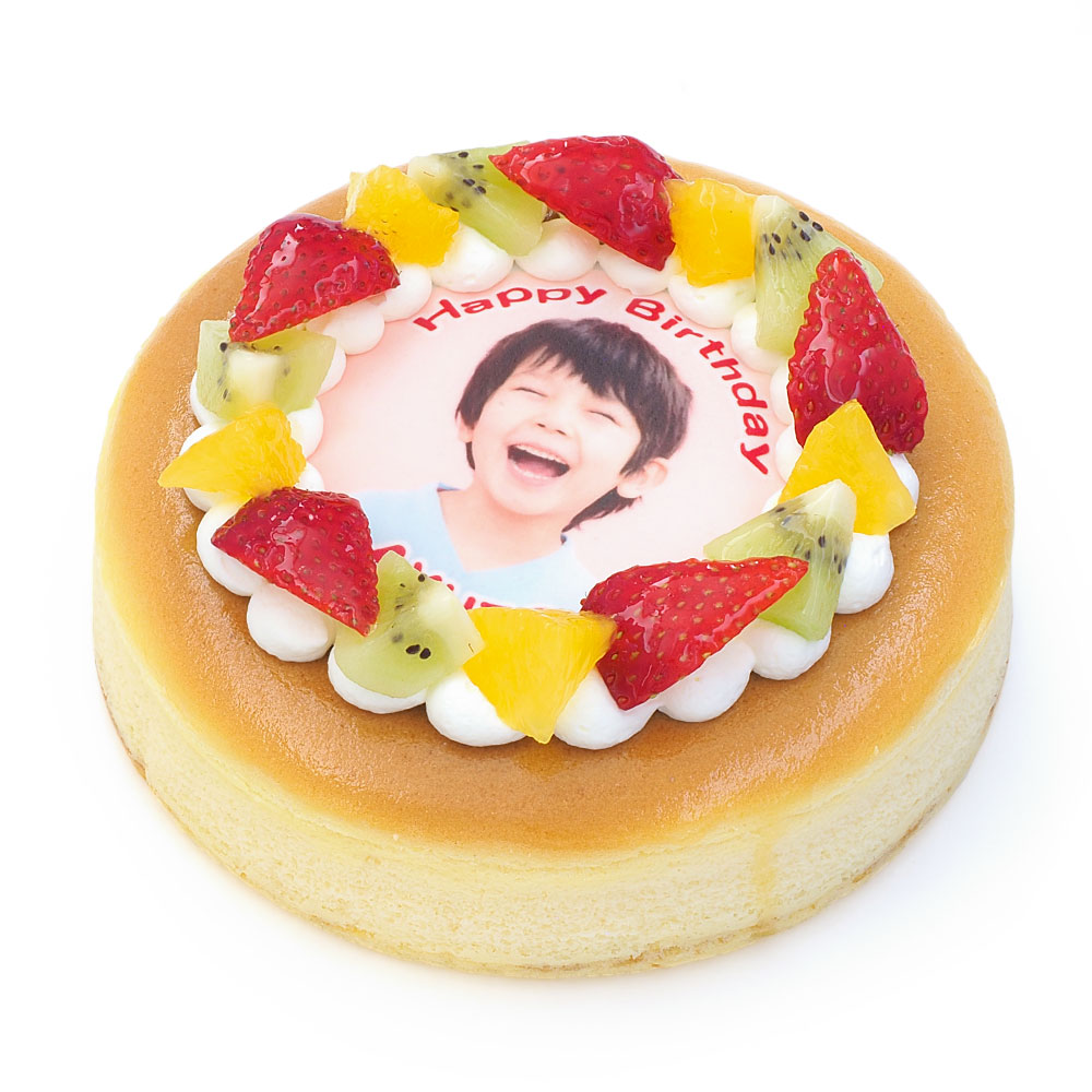 スフレチーズデコレーション 6号｜写真ケーキ・プリントケーキ｜CAKE 