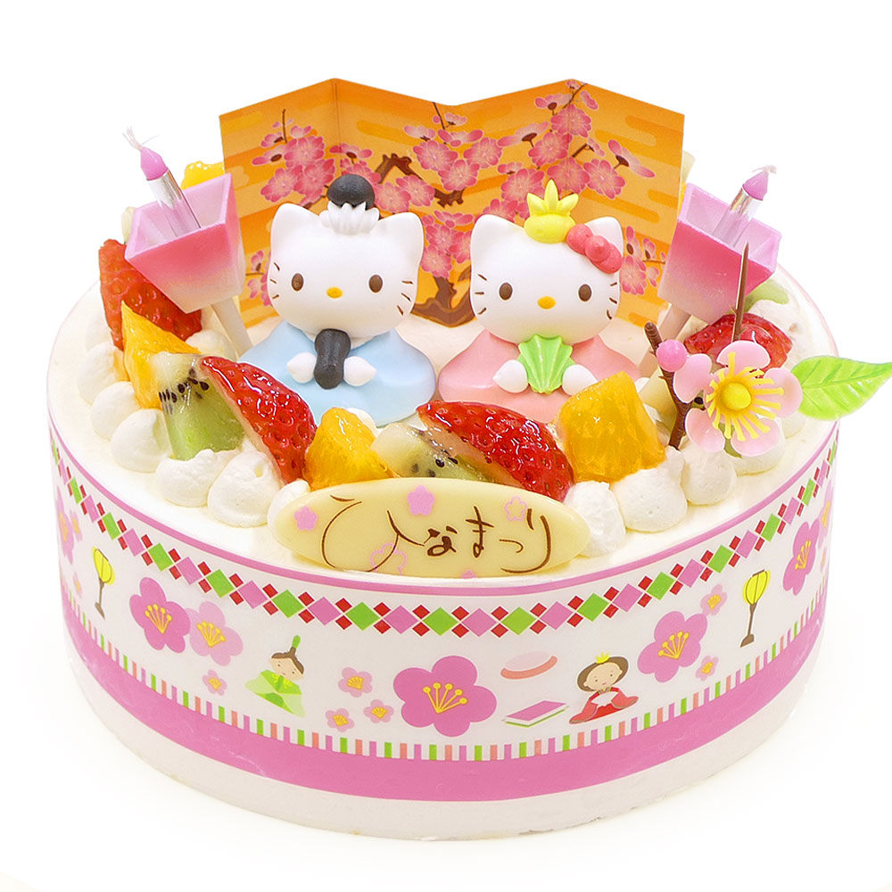 ひな祭りケーキハローキティ生クリーム 7号
