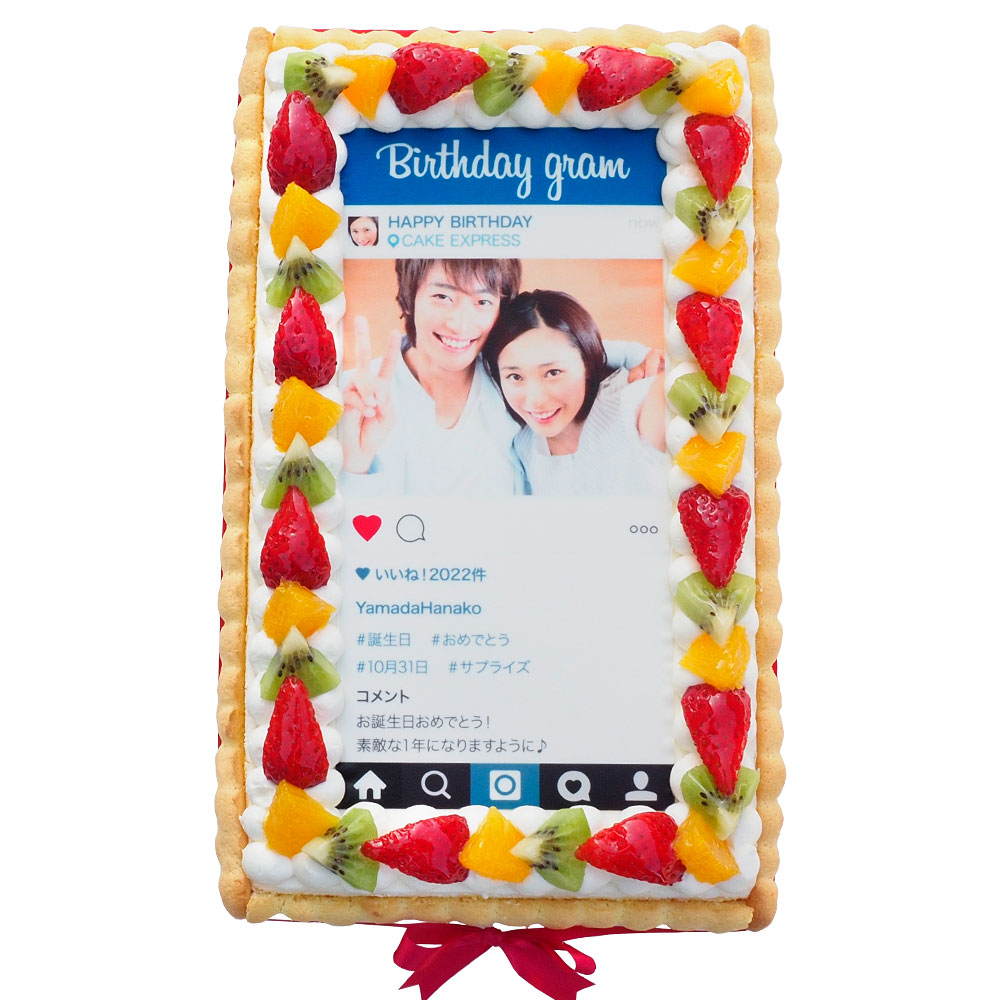 インスタグラム風ケーキ M