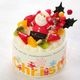 クリスマスケーキ フルーツ生クリーム 3号