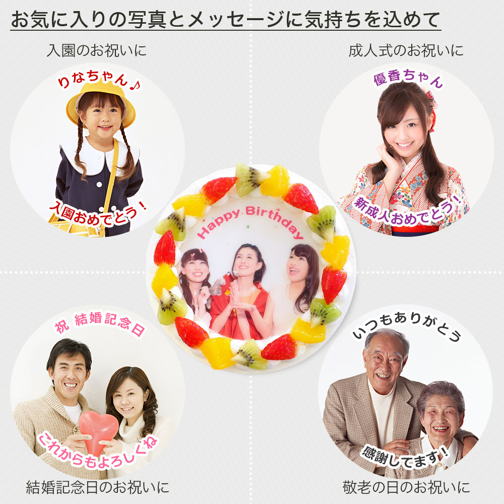 生クリームデコレーション 8号