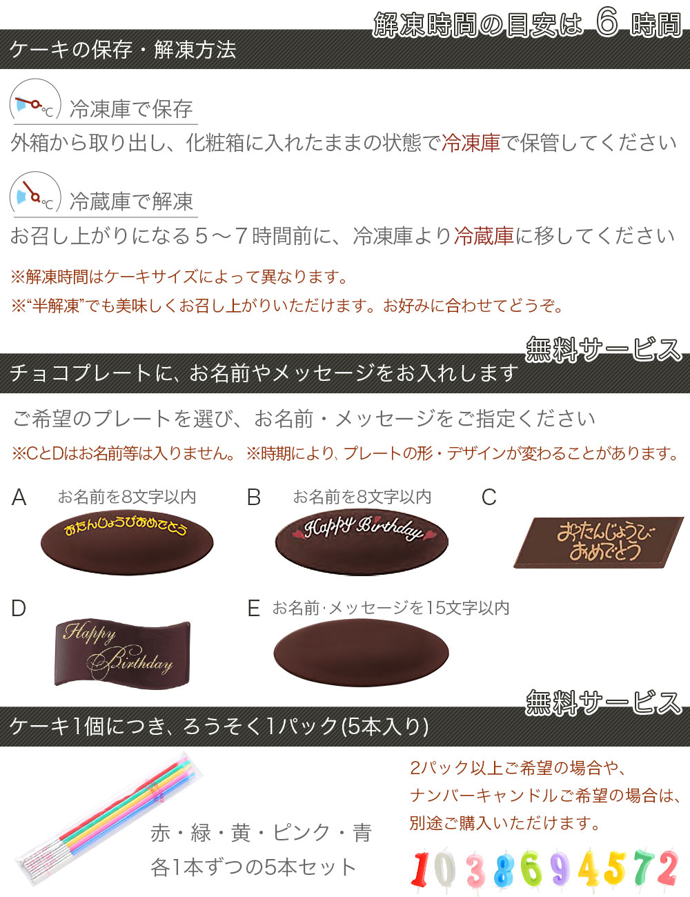 卵不使用デコスタダイナパーク 生クリーム 5号