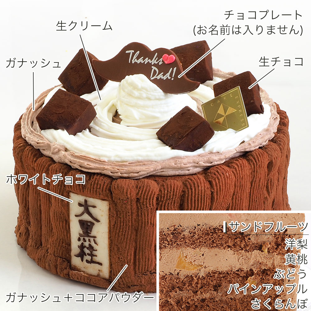 大黒柱ケーキ 4号