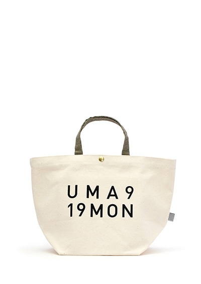 ［即納品］空堀に　帆布＜うまくいく紋・LOGO・白＞　※ギフトラッピング不可