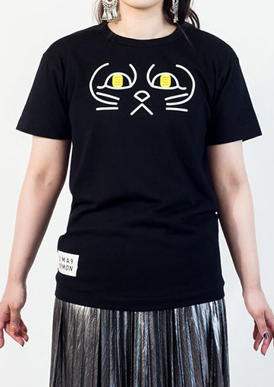 [即納品]Tシャツ　ユニセックス　うまくいく紋＜[金運招福]の神様・ブラック＞　※ギフトラッピング不可