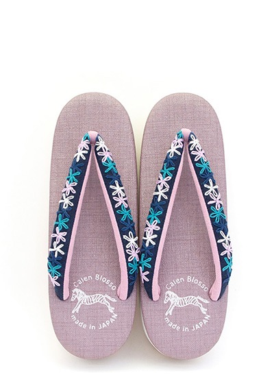 [Mサイズ即納品]カフェぞうりレディース No.36223＜TERAS/花柄A＞