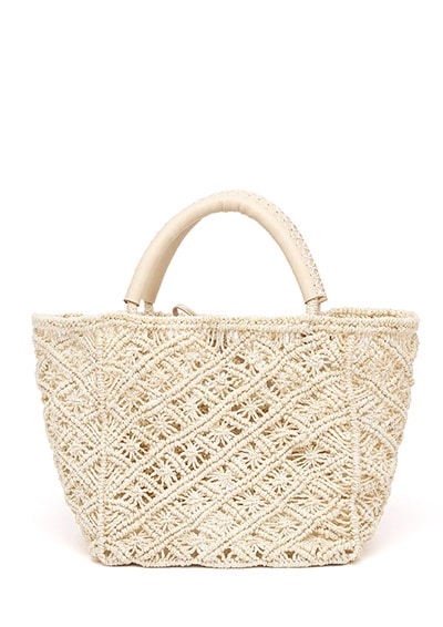 [即納品]代官山　マニラ麻＜ハナツナギ／shiro-bag> No.611　color:ナチュラルベージュ