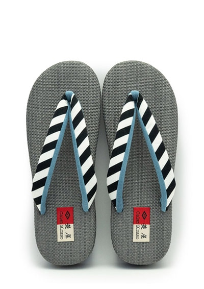 【１円～！】 菱屋 カレンブロッソ カフェ草履 Ｓサイズ hiy-19（２５ブルー） 種類10:[10]Ｓサイズ⁄２５ブルー 菱屋謹製 カフェ草履 カレンブロッソ