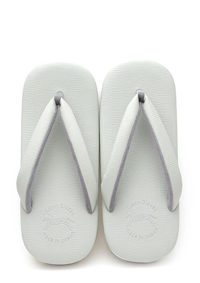 [Mサイズ即納品]カフェぞうり　メンズ　No.9020　＜ギアナ/No.901C（薄青鼠）＞【すげ加減：ゆるめ】