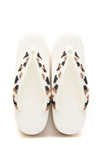 [菱屋Calen Blosso] （ヒシヤカレンブロッソ） カフェぞうりレディース No.F293 オフホワイト カフェぞうりレディース,□カラー選択,[ホワイト系]カフェぞうりレディース｜菱屋カレンブロッソ【公式オンラインショップ】