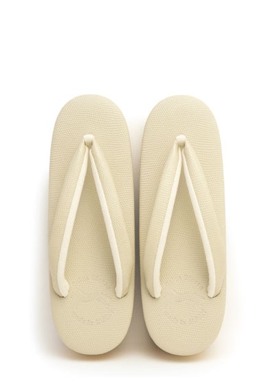 [Mサイズ即納品]カフェぞうりレディース　No.EXL-352　EVA台：アイボリー