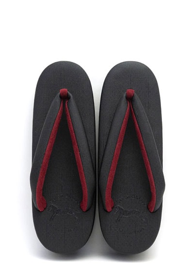 [Lサイズ即納品]カフェぞうりプリンセス　レディース　No.51725＜ジェットブラック＞