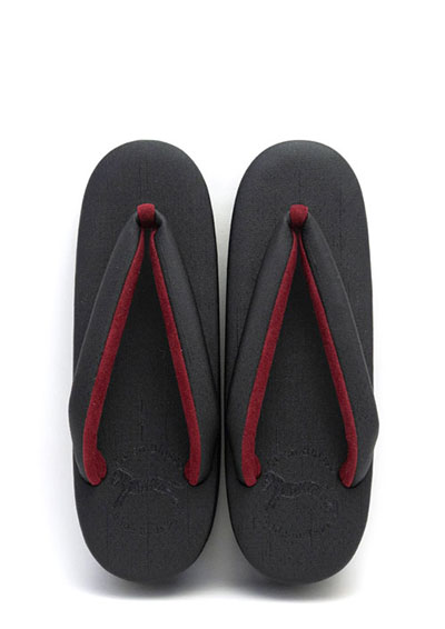 [Mサイズ即納品]カフェぞうりプリンセス　レディース　No.51725＜ジェットブラック＞