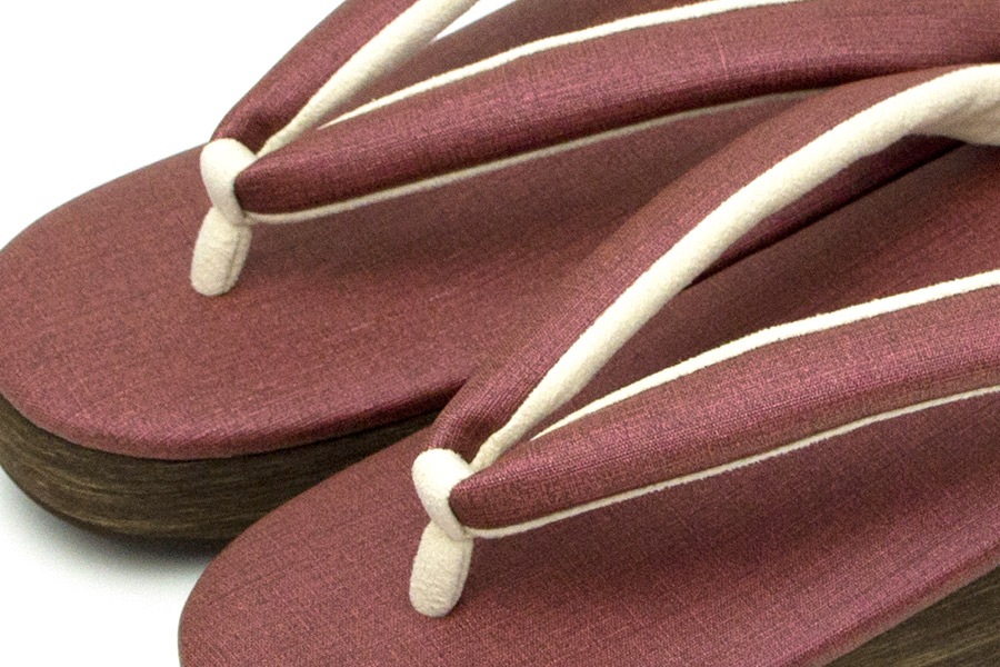 [Lサイズ即納品]カフェぞうりプリンセス　レディース　No.41020＜ワインレッド＞