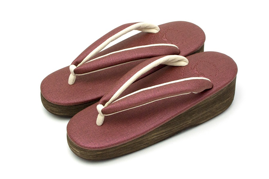 [Lサイズ即納品]カフェぞうりプリンセス　レディース　No.41020＜ワインレッド＞