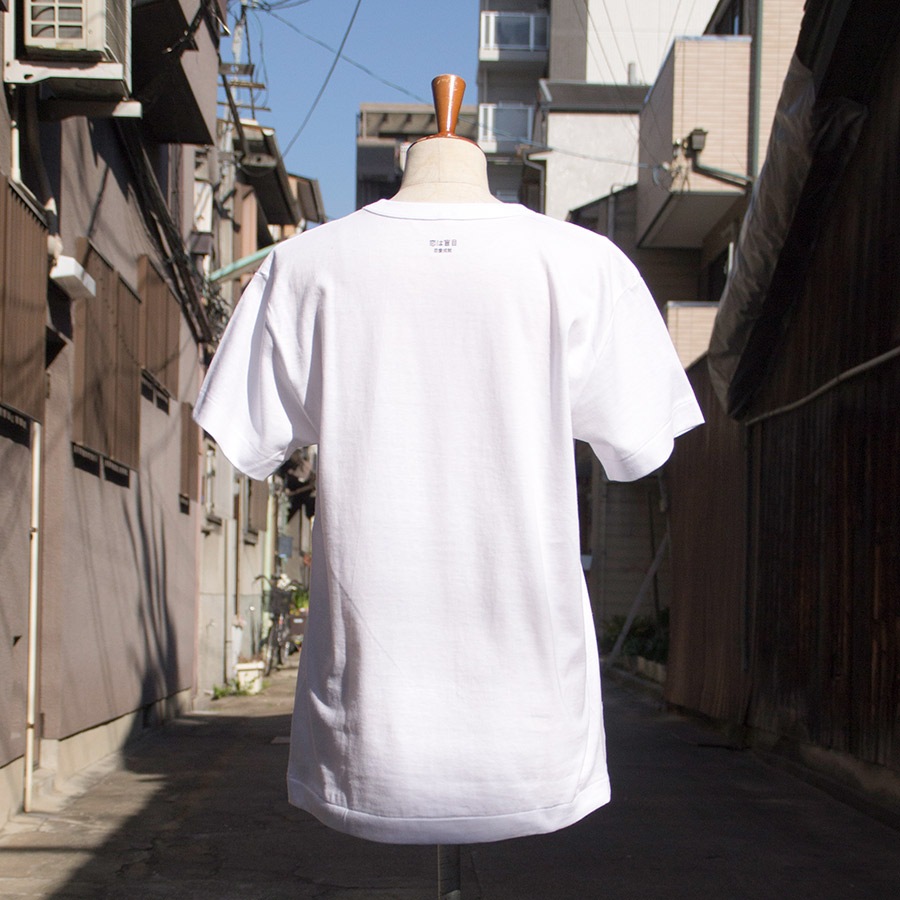 [即納品]Tシャツ　ユニセックス　うまくいく紋＜[恋愛成就]の神様・ホワイト＞　※ギフトラッピング不可