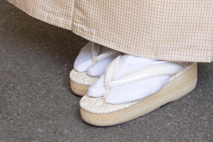 [オーダー品]カフェぞうり　レディース　No.26021＜ボタニカル／アイボリー＞