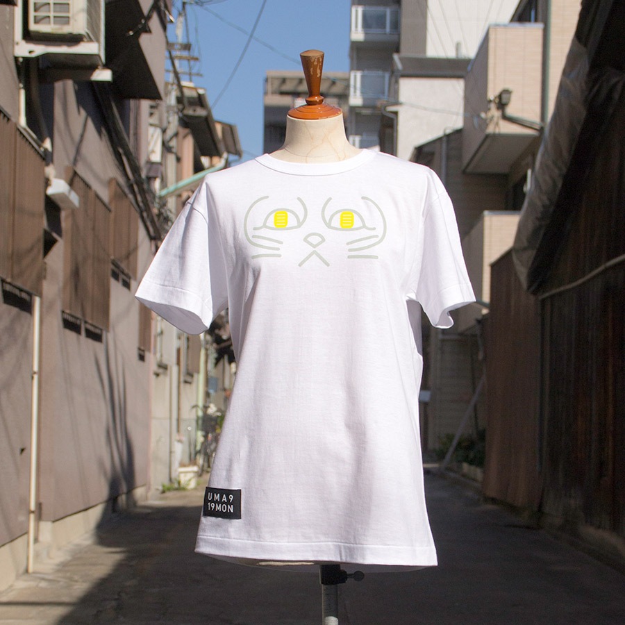 [即納品]Tシャツ　ユニセックス　うまくいく紋＜[金運招福]の神様・ホワイト＞　※ギフトラッピング不可