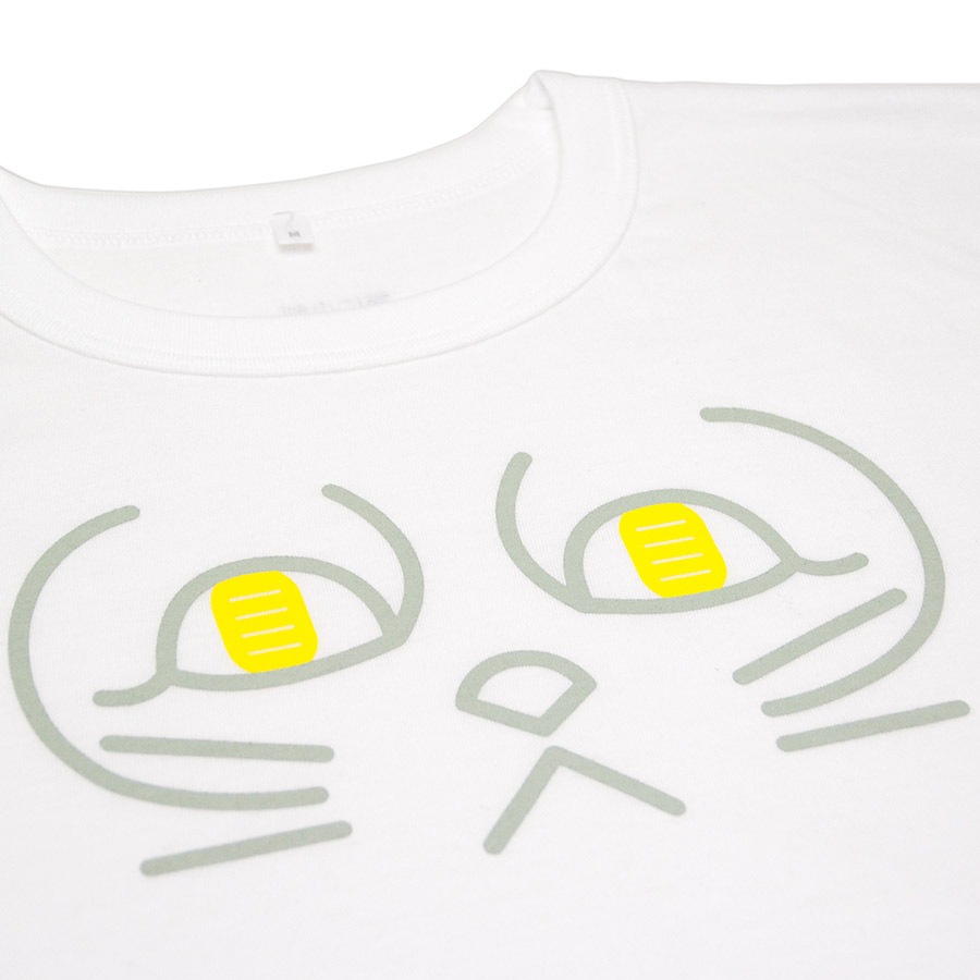 [即納品]Tシャツ　ユニセックス　うまくいく紋＜[金運招福]の神様・ホワイト＞　※ギフトラッピング不可