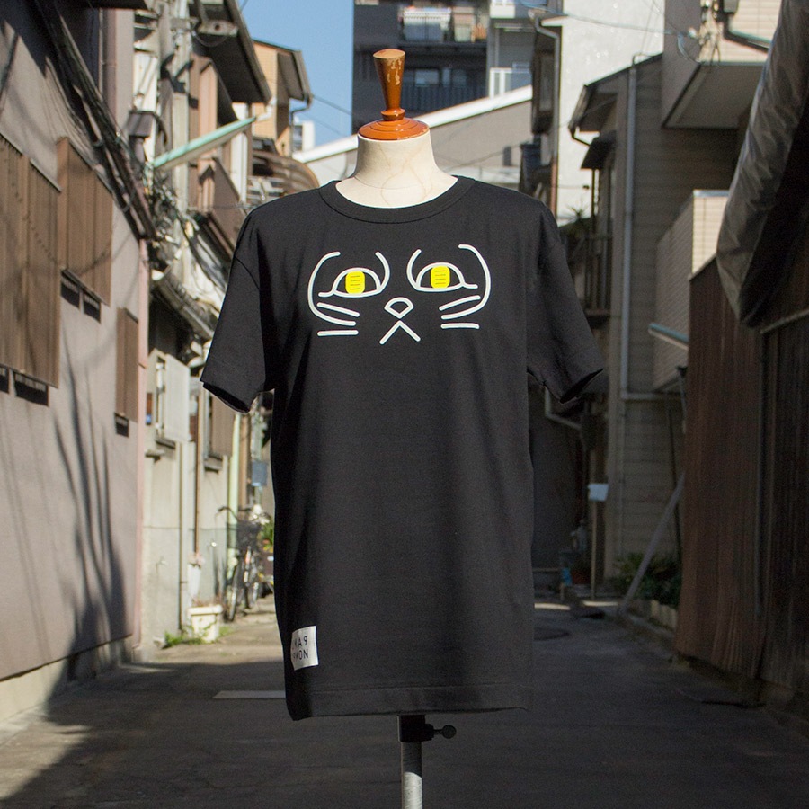 [即納品]Tシャツ　ユニセックス　うまくいく紋＜[金運招福]の神様・ブラック＞　※ギフトラッピング不可