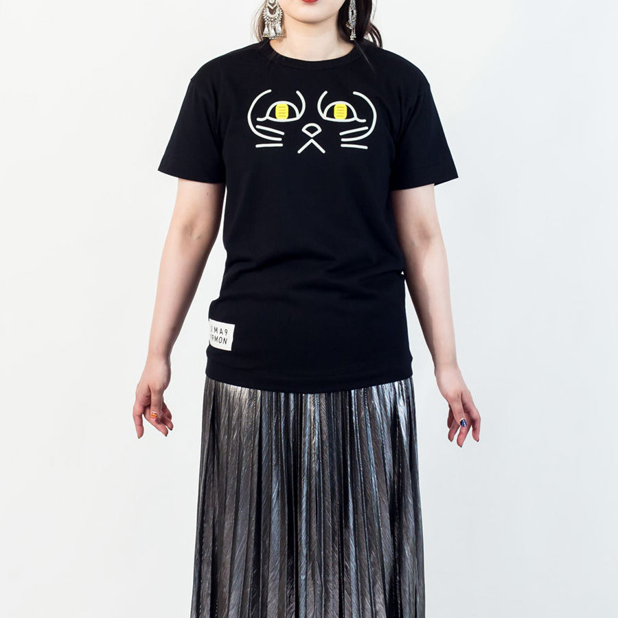 [即納品]Tシャツ　ユニセックス　うまくいく紋＜[金運招福]の神様・ブラック＞　※ギフトラッピング不可