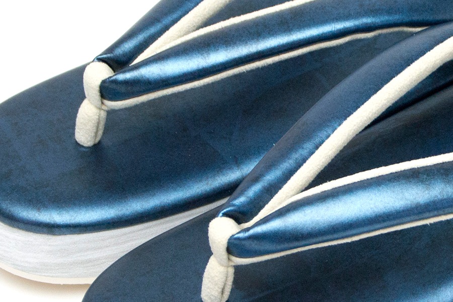 [Mサイズ即納品]カフェぞうり レディース No.21322＜グランブルー＞