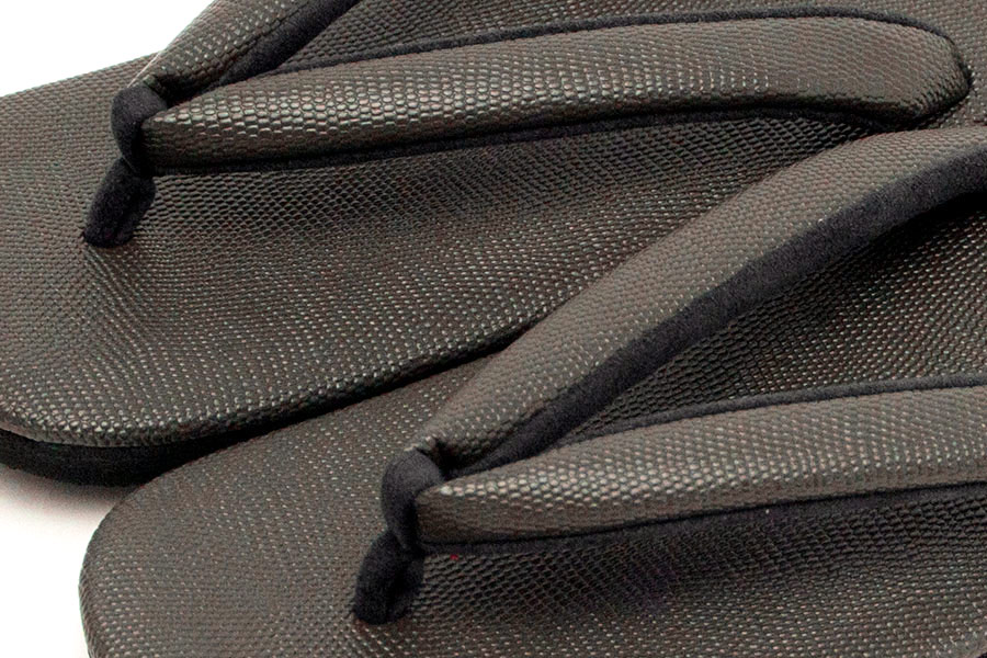 [LLサイズ即納品]カフェぞうり　メンズ　No.5620　＜ギアナ/No.456C（墨）＞【すげ加減：ゆるめ】　※LLサイズ別注費込み