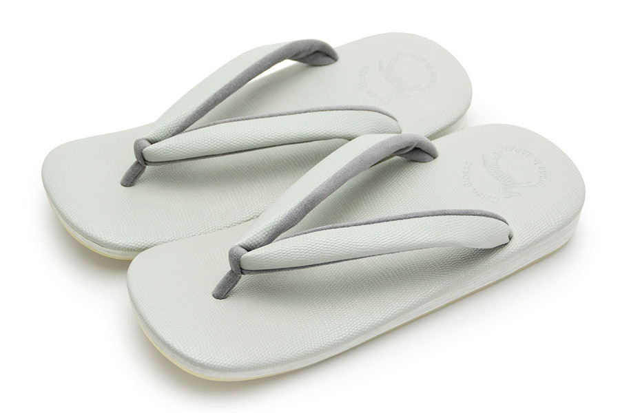 [LLサイズ即納品]カフェぞうり　メンズ　No.9020　＜ギアナ/No.901C（薄青鼠）＞【すげ加減：ゆるめ】　※LLサイズ別注費込み