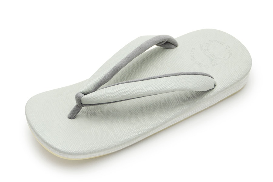 [LLサイズ即納品]カフェぞうり　メンズ　No.9020　＜ギアナ/No.901C（薄青鼠）＞【すげ加減：ゆるめ】　※LLサイズ別注費込み