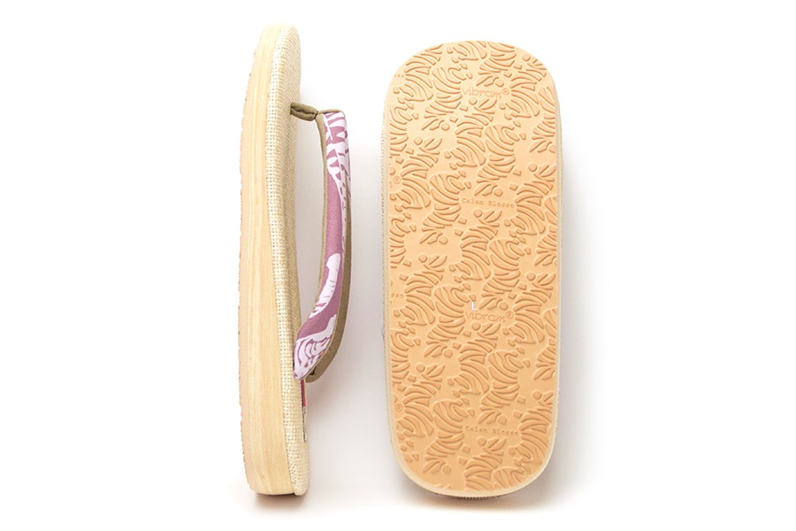 [Lサイズ即納品]カフェぞうりZETTA　メンズ　No.2022＜うまくいく紋・中紫＞