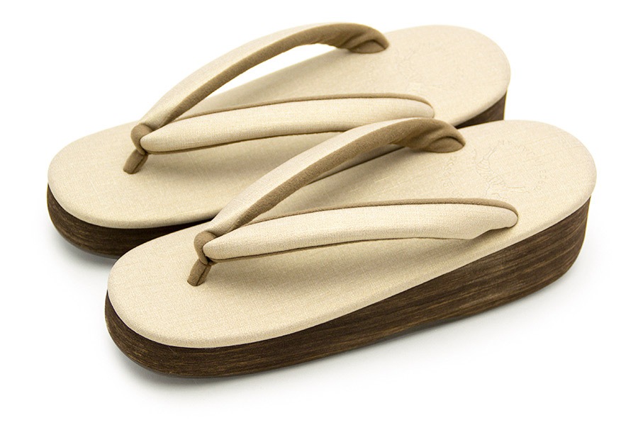 [オーダー品]カフェぞうりプリンセス　レディース　No.49520＜ライトブラウン＞