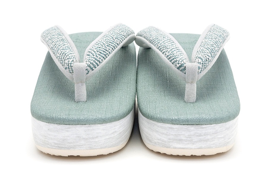 [Mサイズ即納品]【ネット限定オーダー品】カフェぞうり　レディース　No.K35＜網代紋様/ソフトベルディグリ＞