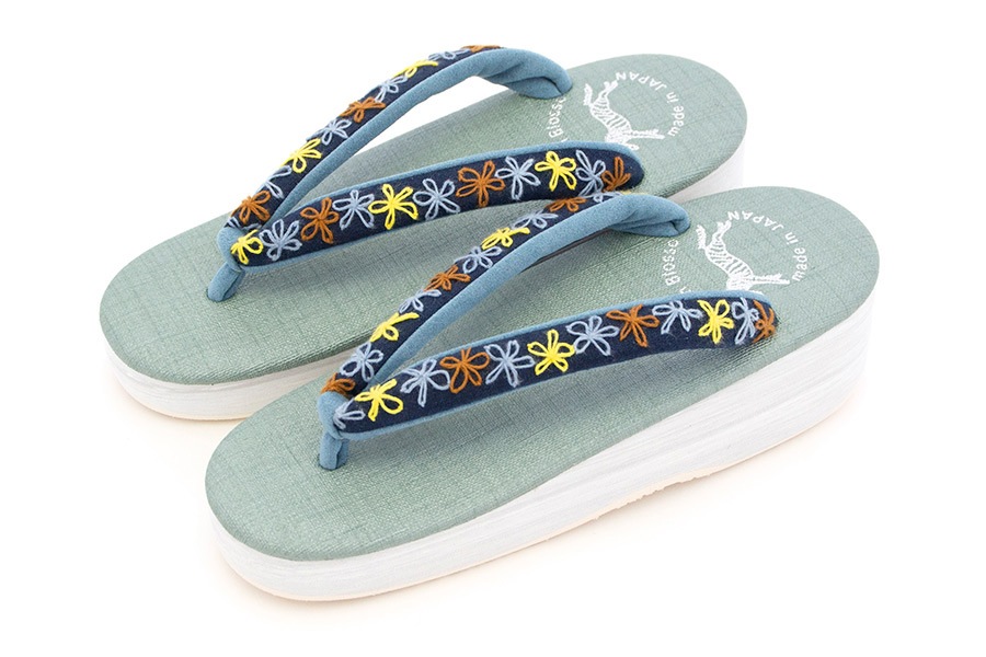 [オーダー品]カフェぞうりレディース No.36323＜TERAS/花柄B＞