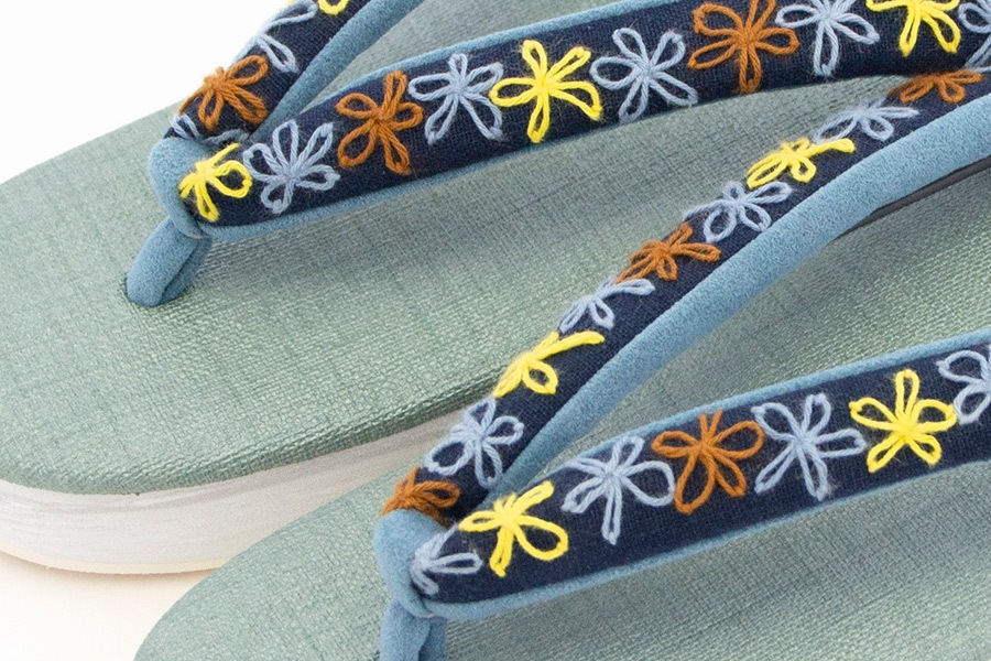 [オーダー品]カフェぞうりレディース No.36323＜TERAS/花柄B＞