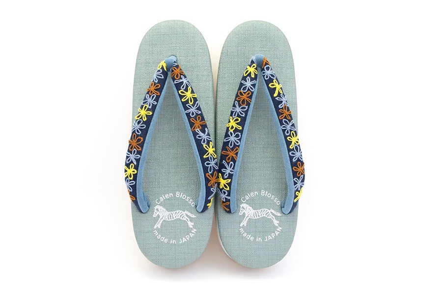 [オーダー品]カフェぞうりレディース No.36323＜TERAS/花柄B＞