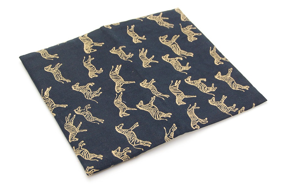 [即納品]金封ふくさ　西陣織＜ゼブラス・紺＞