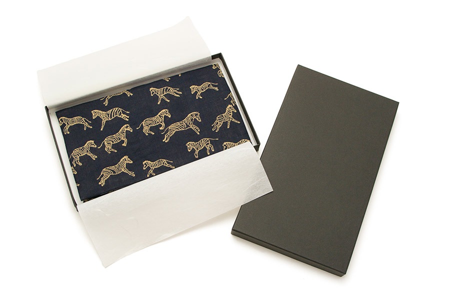 [即納品]金封ふくさ　西陣織＜ゼブラス・紺＞