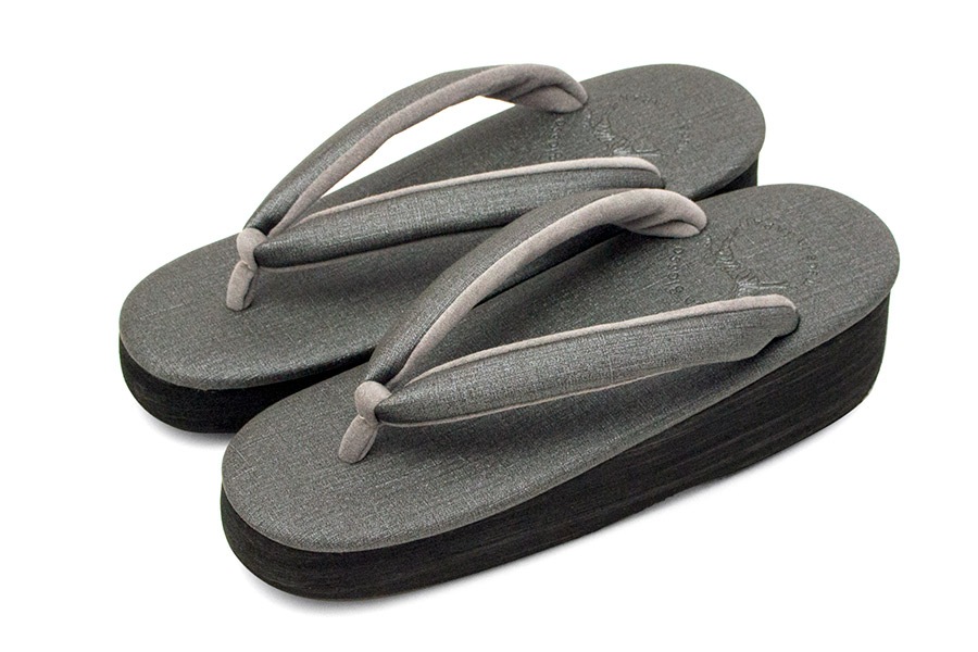 [オーダー品]カフェぞうりプリンセス　レディース　No.43020＜アスファルトグレー＞