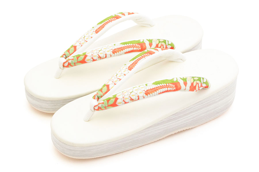 [オーダー品]カフェぞうりレディース No.27022＜藤娘/歌舞伎図案シリーズ＞