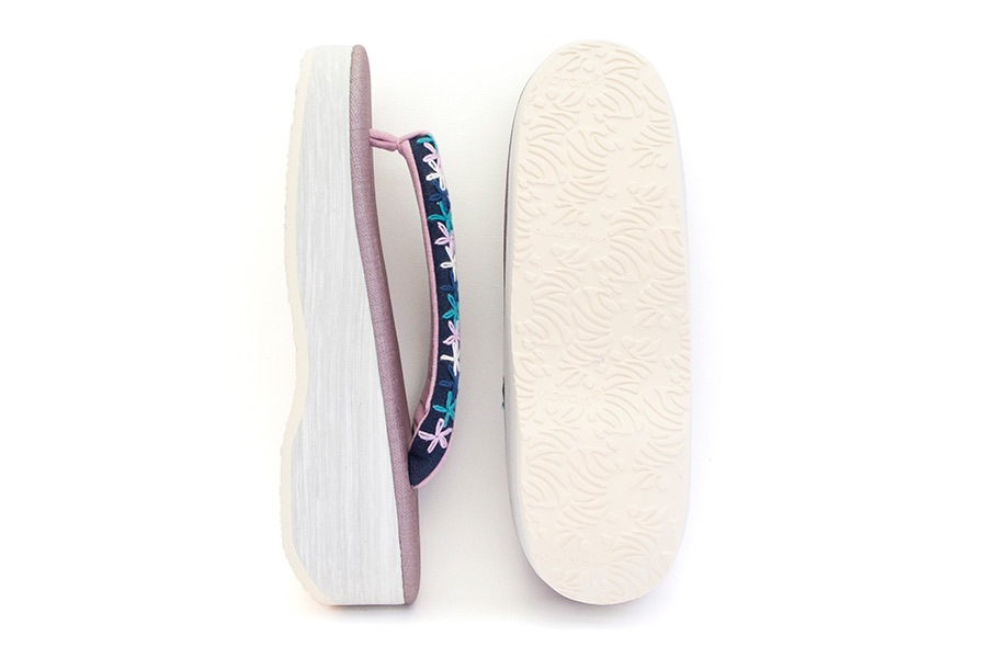 [Mサイズ即納品]カフェぞうりレディース No.36223＜TERAS/花柄A＞